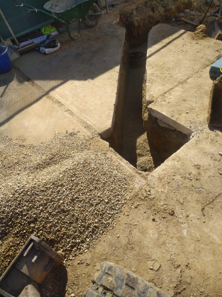 Collasped Drain Repaired - Faversham, Kent