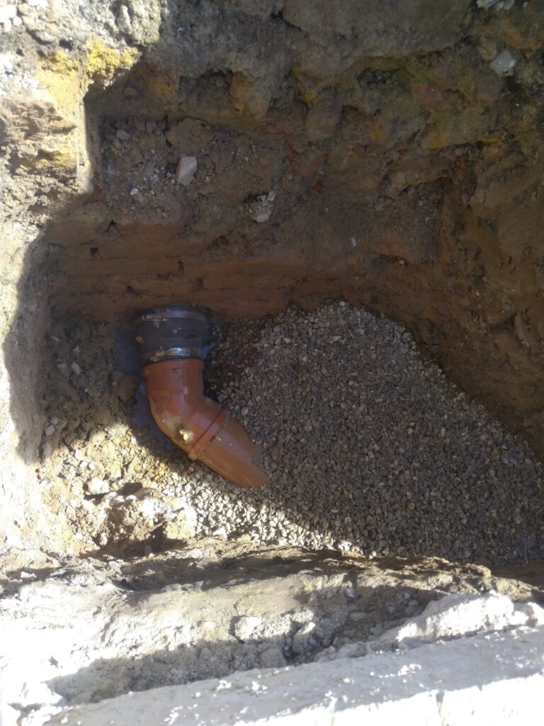Domestic Drain Install Supporting Property Extension - Herne Bay, Kent