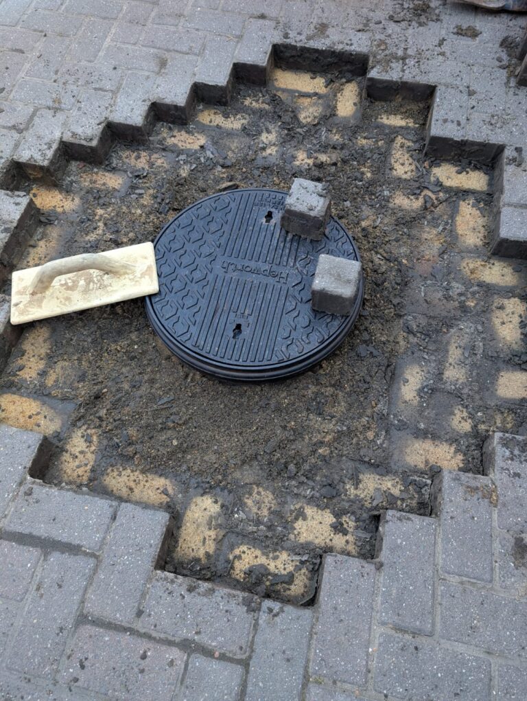 Before, During & After, Manhole Replacement - Faversham, Kent